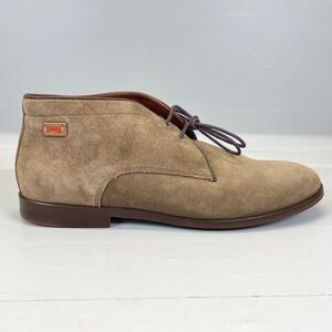 Camper Chukka Boots Womens Size 40 US 10 Brown Suede Ankle Booties Lace Up Shoes